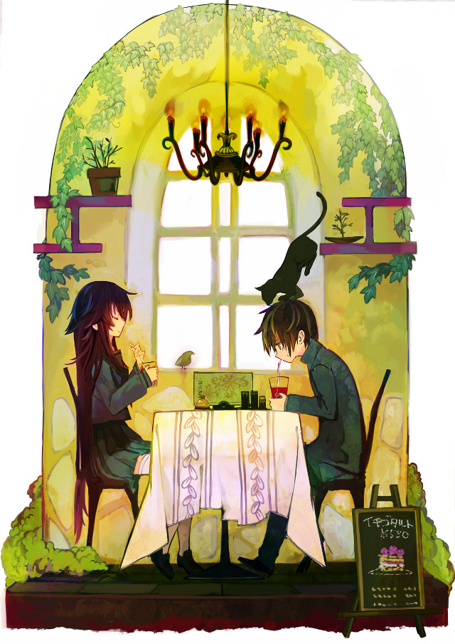 Couple table cat window sill free wallpaper for mobile - medium preview image