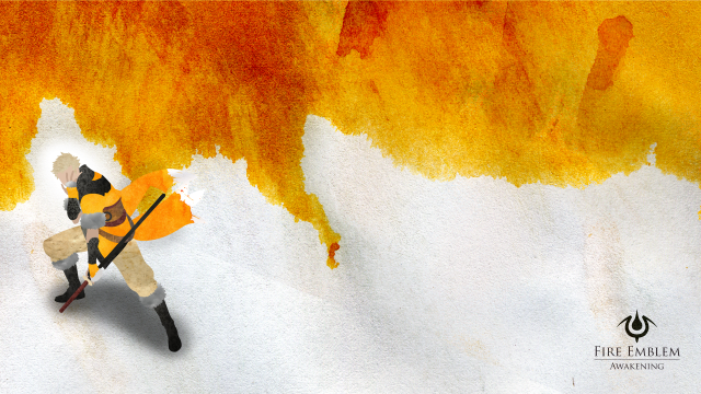 Man holding fire extinguisher painting free wallpaper for desktop - medium preview image