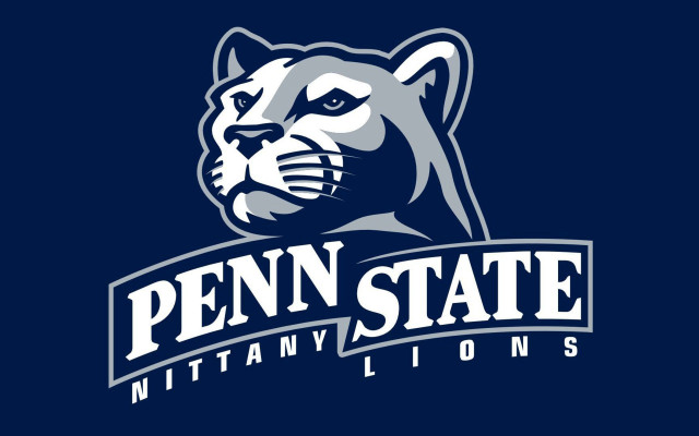 Penn state logo blue background #4 free wallpaper for desktop - medium preview image