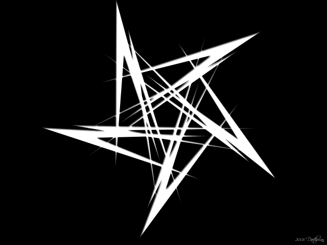 White star black background lines free wallpaper for desktop - medium preview image