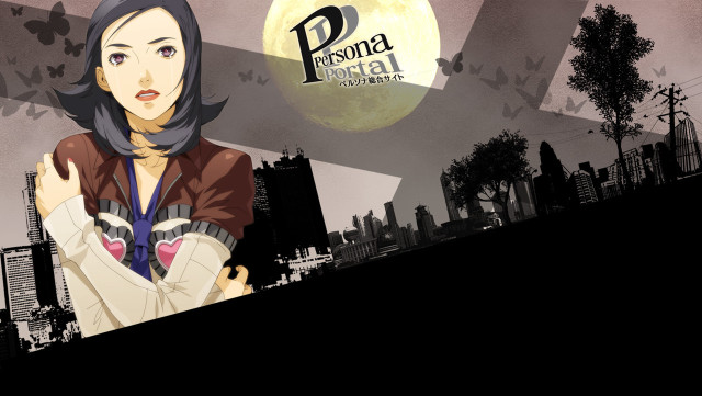 Woman city skyline full moon free wallpaper for desktop - medium preview image