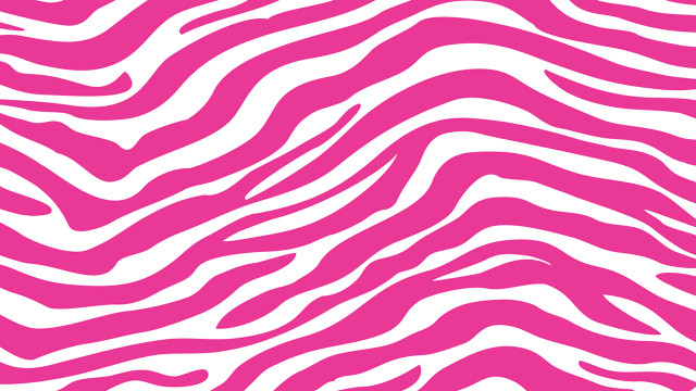 Pink white zebra print pattern #2 free wallpaper for desktop - medium preview image