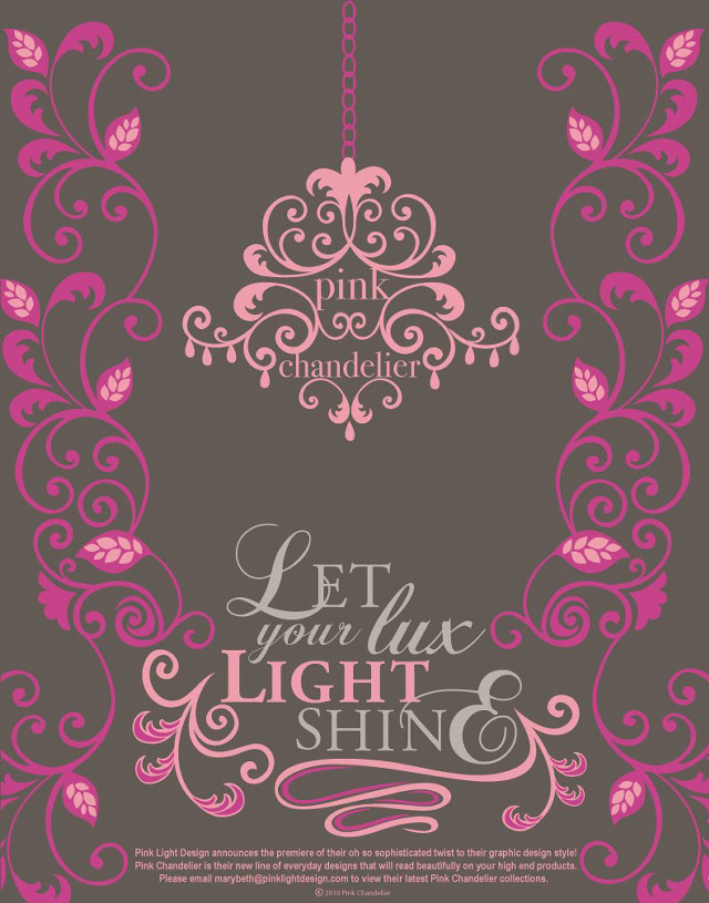 Pink grey poster chandelier hanging free wallpaper for mobile - medium preview image