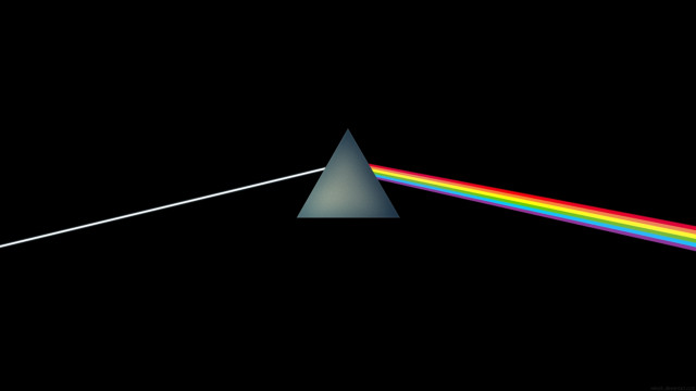 Dark side moon rainbow white #2 free wallpaper for desktop - medium preview image