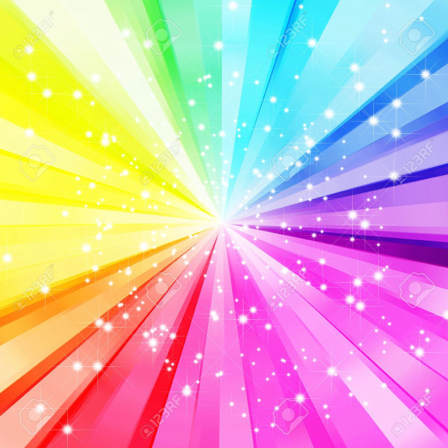 Rainbow colored background stars sparkles #4 free wallpaper for tablet - medium preview image