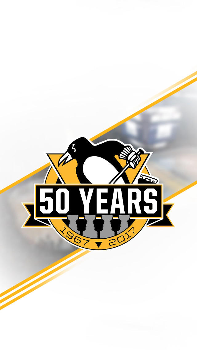Hockey logo penguin 50 years free wallpaper for mobile - medium preview image