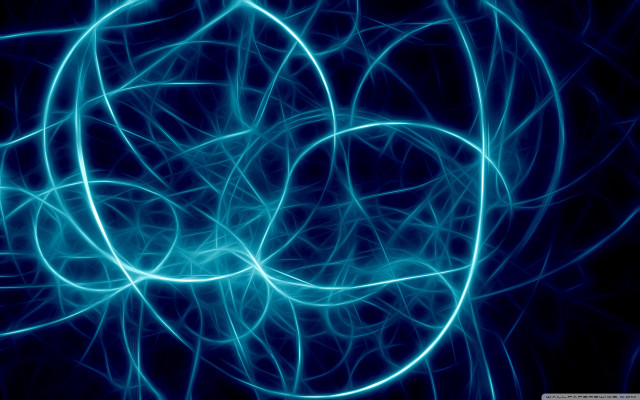 Blue abstract background circles lines #2 free wallpaper for desktop - medium preview image