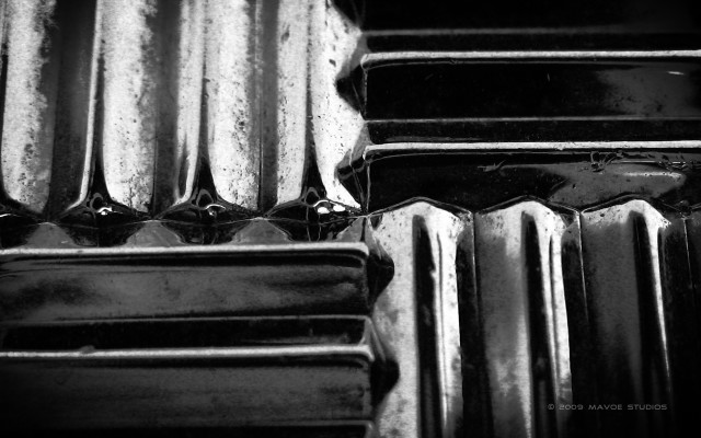 Metal closeup black white background free wallpaper for desktop - medium preview image