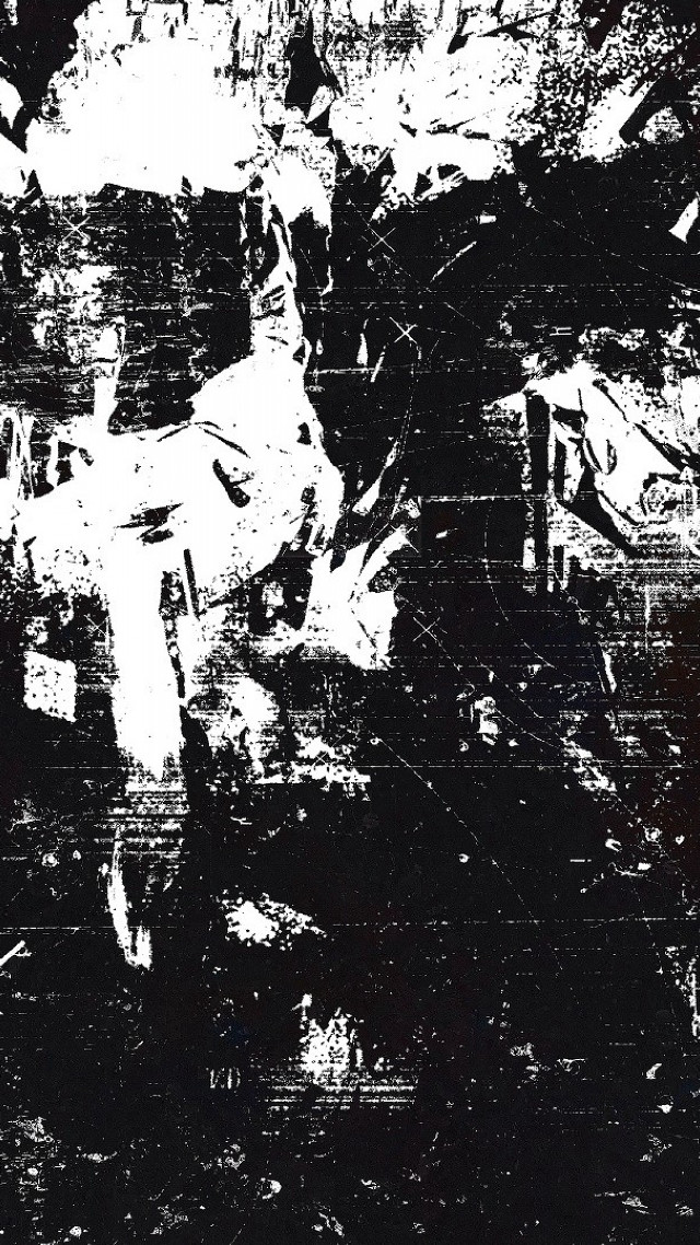 Black white photo motorcycle person free wallpaper for mobile - medium preview image