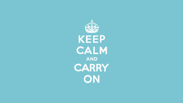Blue background keep calm and #2 free wallpaper for desktop - medium preview image