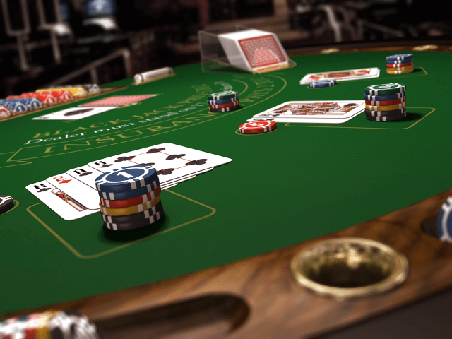 Casino table cards chips dice free wallpaper for desktop - medium preview image
