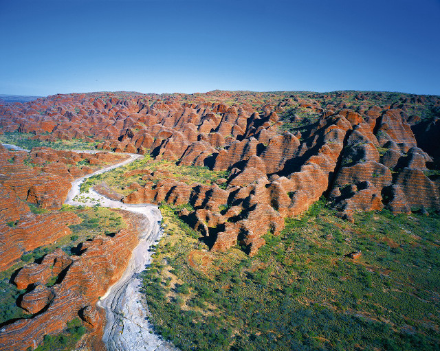 Valley river mountain blue sky free wallpaper for desktop - medium preview image