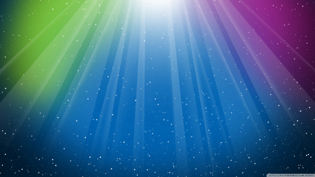 Rainbow stars light aurora planet free wallpaper for desktop - medium preview image