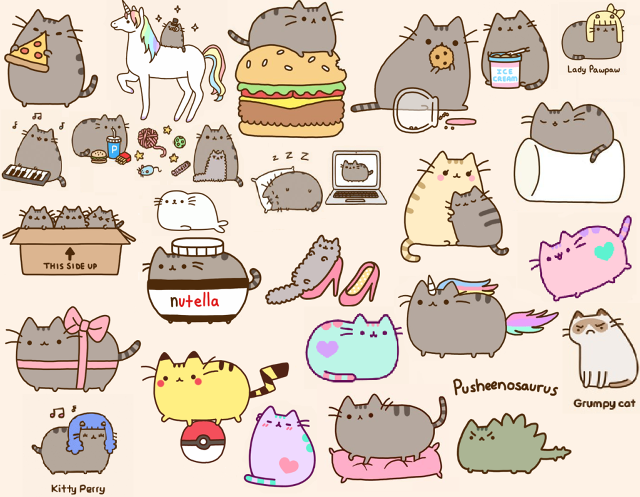 Colorful cats variety sizes different free wallpaper for desktop - medium preview image