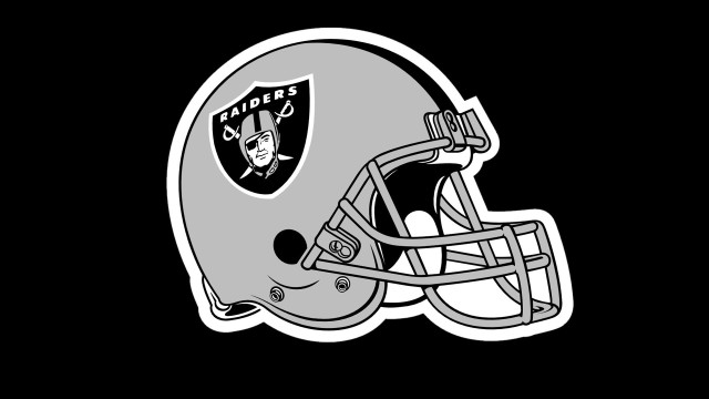 Oakland football helmet side view free wallpaper for desktop - medium preview image