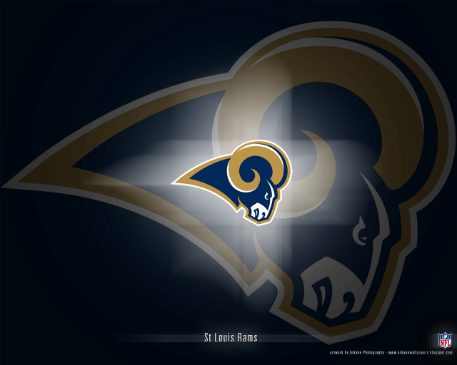 Rams logo dark background light free wallpaper for desktop - medium preview image