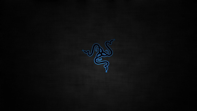 Dark background blue snake side free wallpaper for desktop - medium preview image