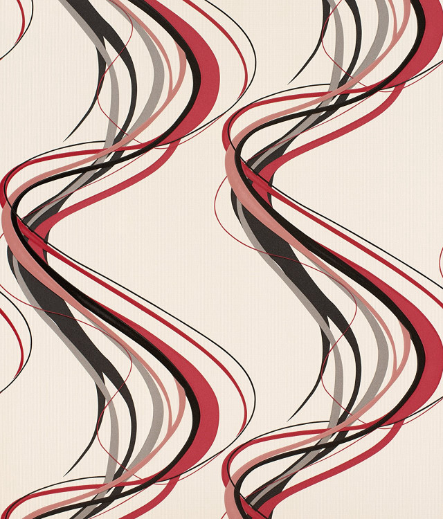 Wavy pattern white background red free wallpaper for tablet - medium preview image