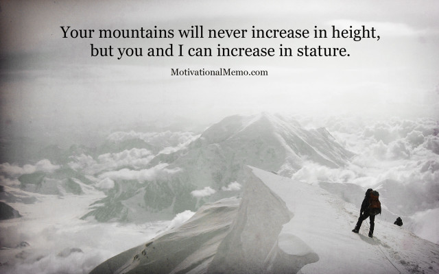 Person snow covered mountain quote free wallpaper for desktop - medium preview image