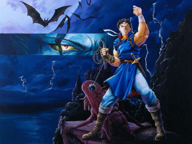 Man sword bat dragon background free wallpaper for desktop - medium preview image