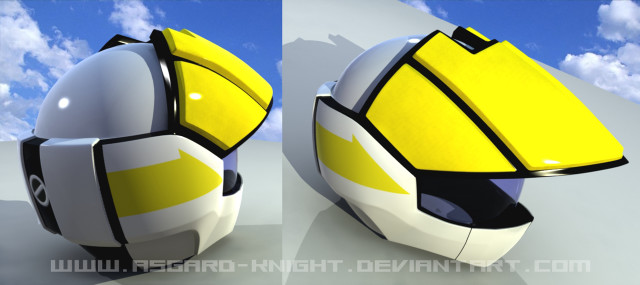 Helmet yellow white sky clouds free wallpaper for desktop - medium preview image