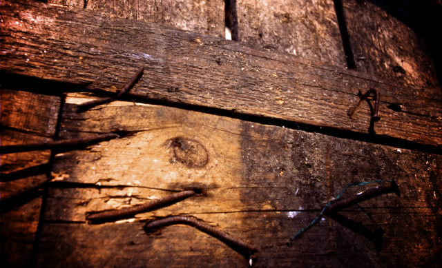 Wooden surface nails closeup wood free wallpaper for desktop - medium preview image