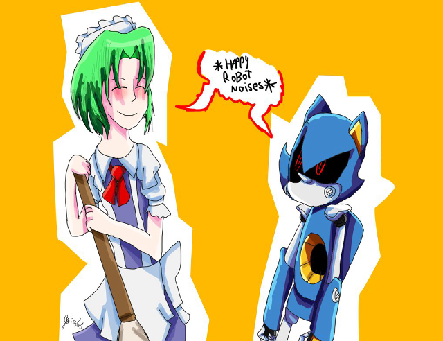 Cartoon characters speech bubble conversation free wallpaper for desktop - medium preview image