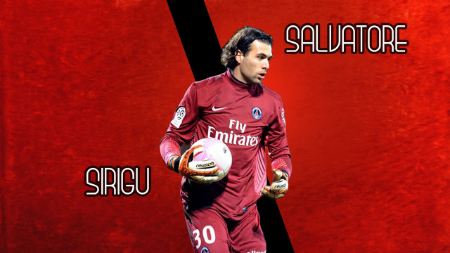 Man holding soccer ball red free wallpaper for desktop - medium preview image