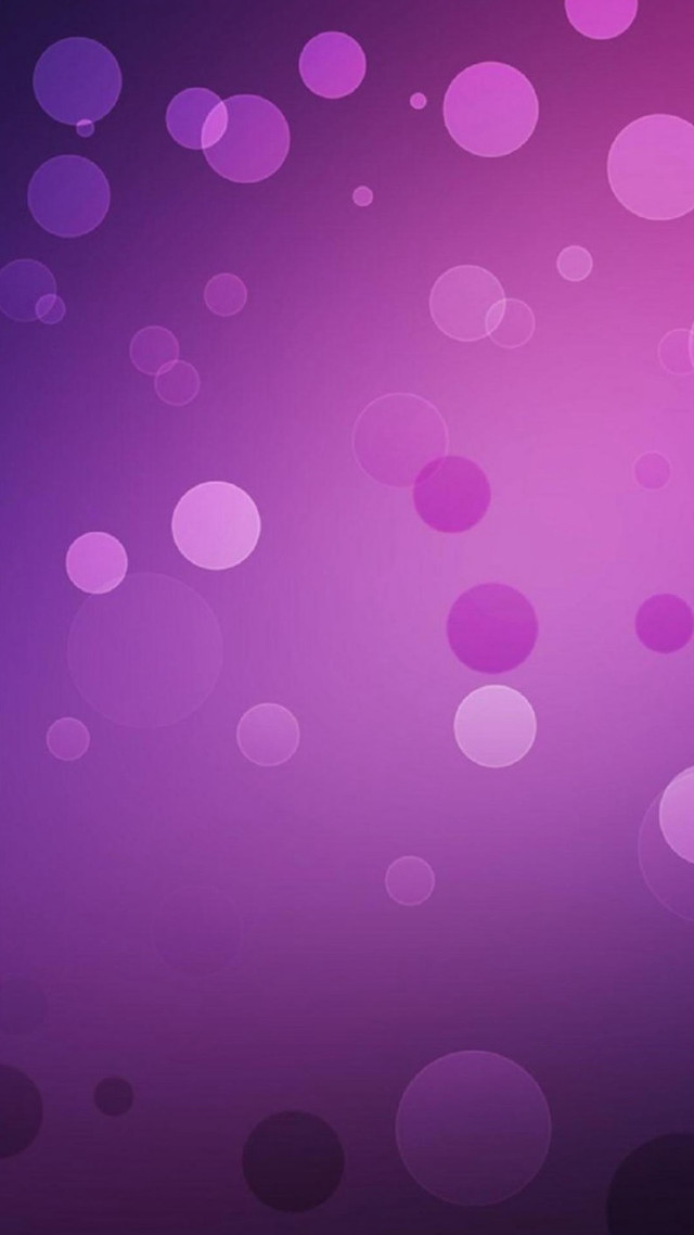 Purple bokeh moon phone minimalism free wallpaper for mobile - medium preview image