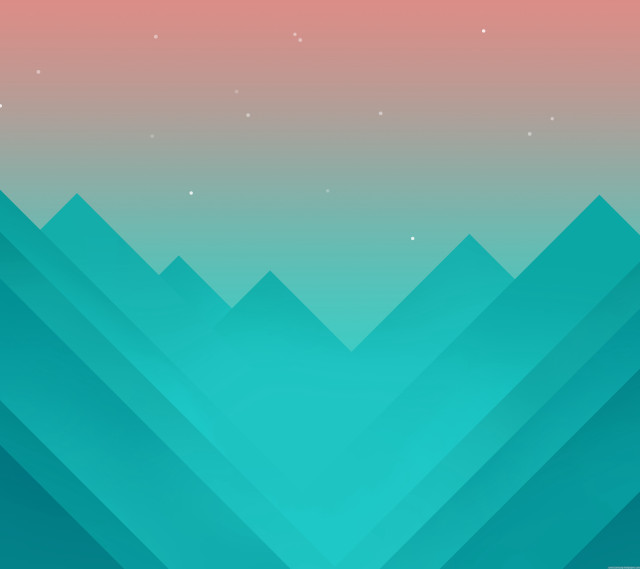Mountain range stars sky pink free wallpaper for tablet - medium preview image