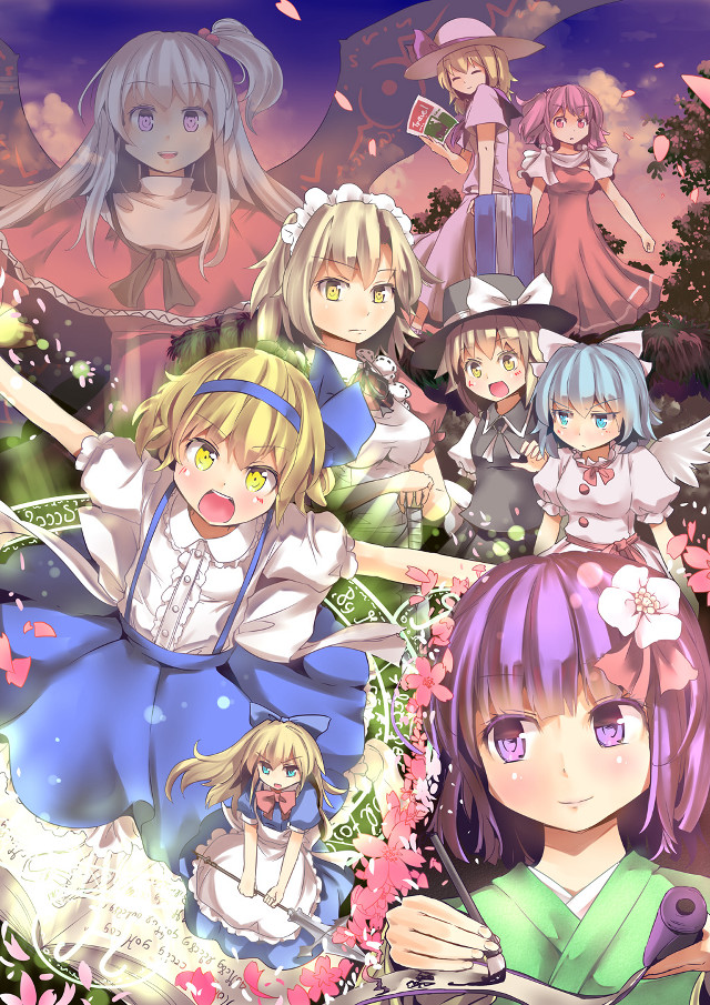 Anime girls long hair hats #8 free wallpaper for mobile - medium preview image