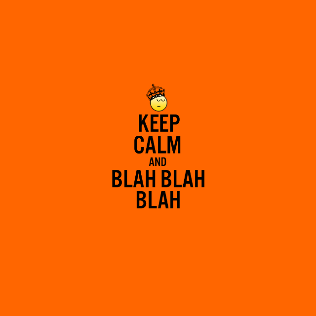 Keep calm cartoon character poster free wallpaper for tablet - medium preview image