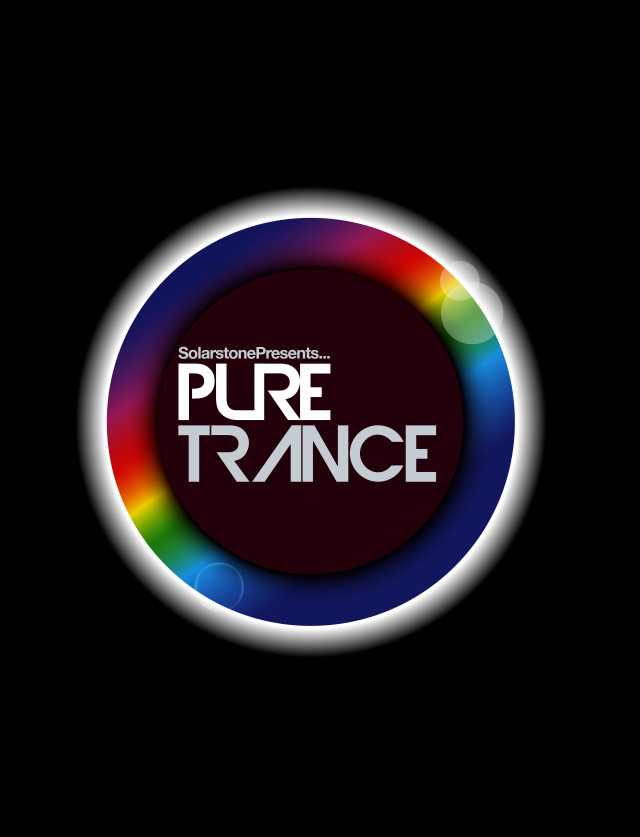 Pure trance white circle rainbow free wallpaper for mobile - medium preview image