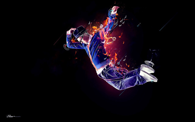 Man skateboard trick fire water free wallpaper for desktop - medium preview image