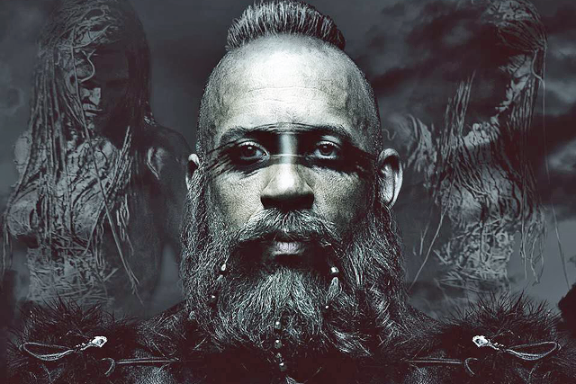 Bearded man men background sky free wallpaper for desktop - medium preview image