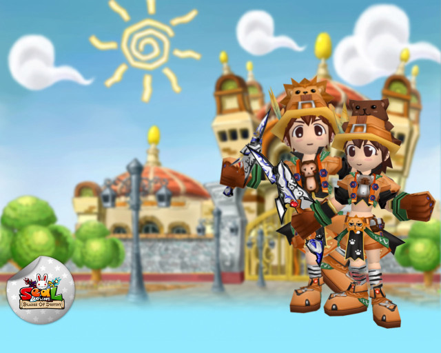 Couple people standing building sun free wallpaper for desktop - medium preview image