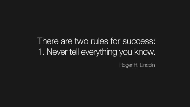Success rules never tell roger free wallpaper for desktop - medium preview image