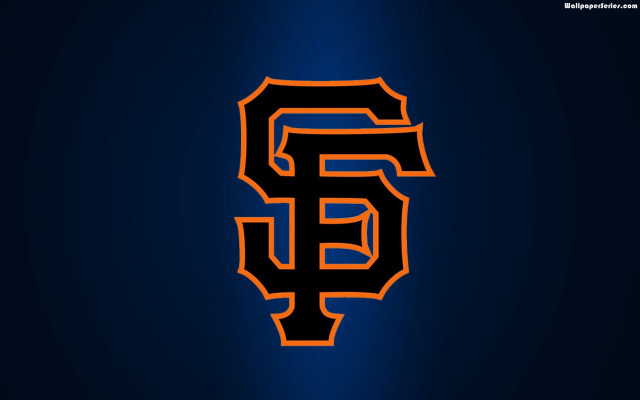 Baseball team logo dark blue free wallpaper for desktop - medium preview image