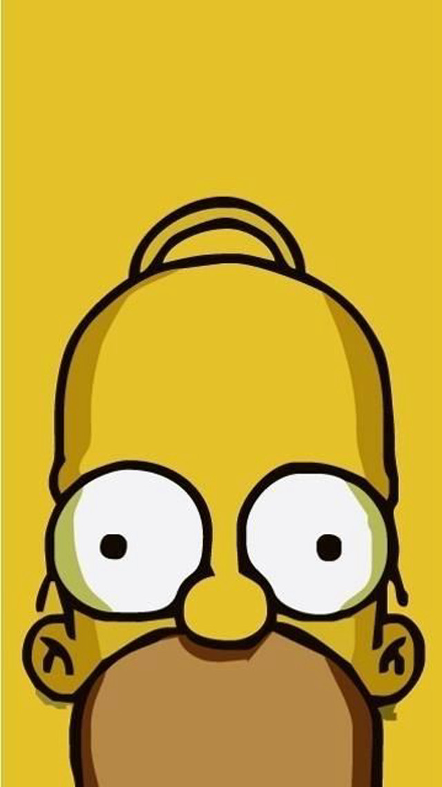 Cartoon character beard big eyes free wallpaper for mobile - medium preview image