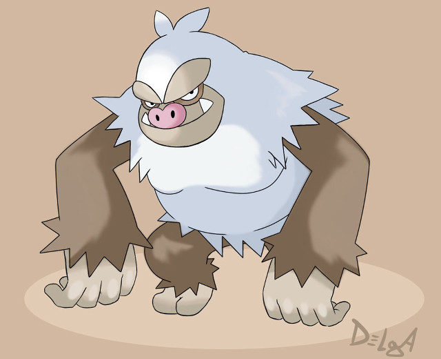 Big furry creature cartoon big free wallpaper for desktop - medium preview image