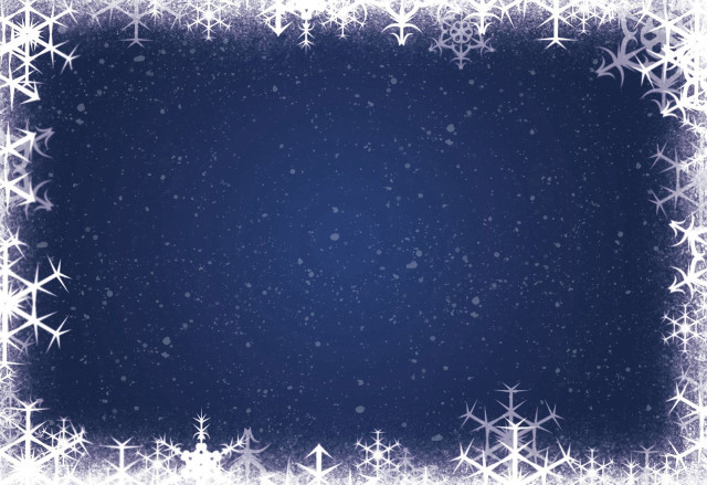 Blue background snowflakes stars image free wallpaper for desktop - medium preview image