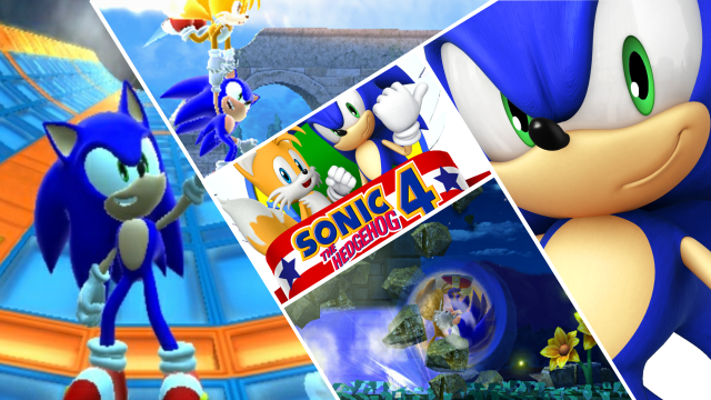 Sonic hedgehog collage video games free wallpaper for desktop - medium preview image