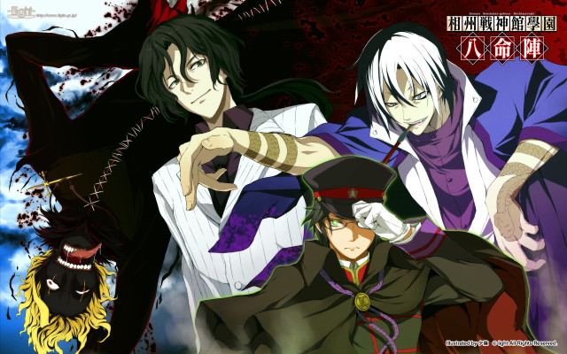 Anime characters group blue sky #10 free wallpaper for desktop - medium preview image