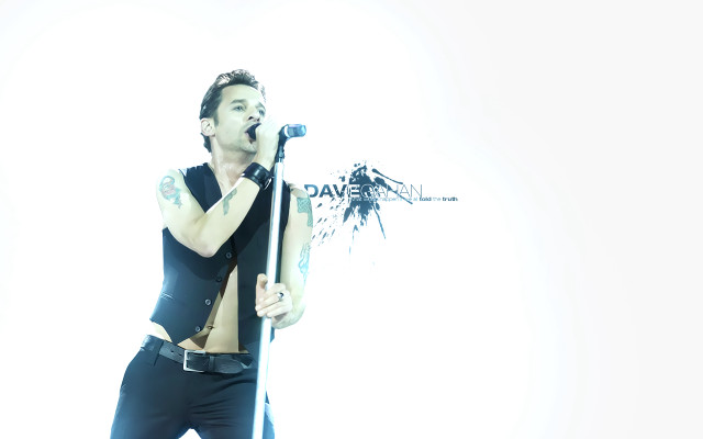 Man microphone black shirt holding free wallpaper for desktop - medium preview image