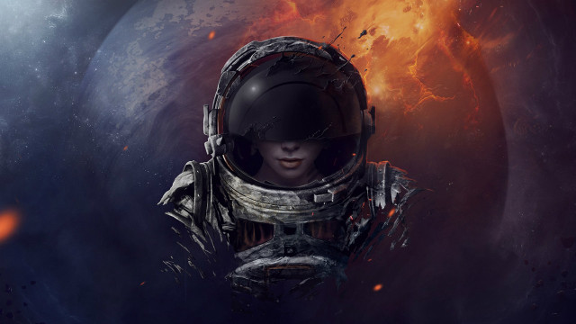 Eve ryder astronaut space suit free wallpaper for desktop - medium preview image