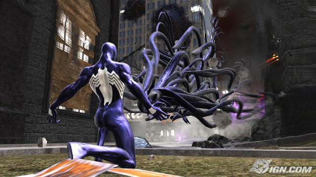 Futuristic woman city tentacles spider free wallpaper for desktop - medium preview image