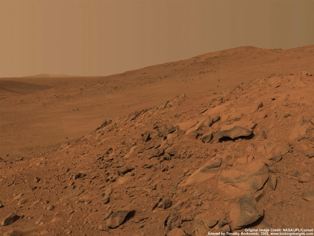 Rocky hill desert mars dirt free wallpaper for desktop - medium preview image