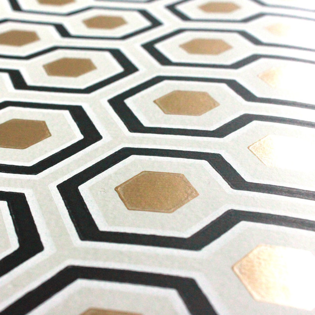 Tile pattern black white art free wallpaper for tablet - medium preview image