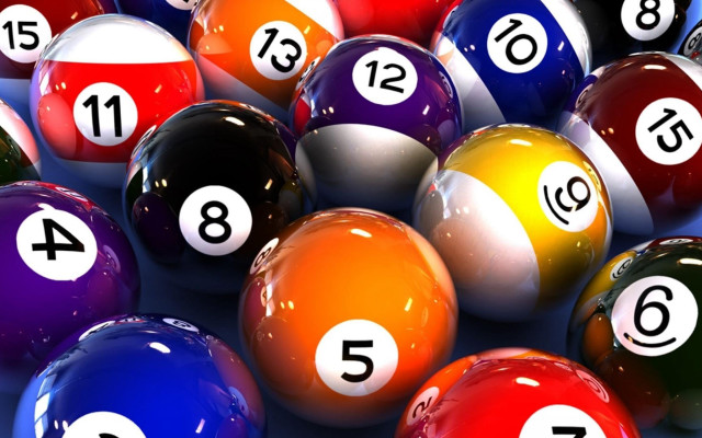 Pool balls numbers table room free wallpaper for desktop - medium preview image
