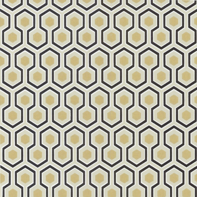 Black white pattern yellow background #2 free wallpaper for tablet - medium preview image